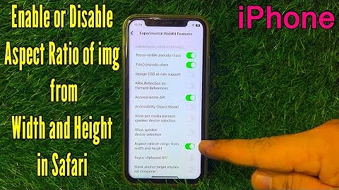 How to Enable or Disable Aspect Ratio of img from Width and Height in Safari on iPhone X