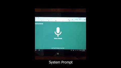 Voice and Visual UI Asymmetric Conversation