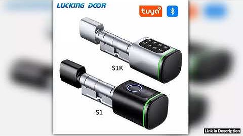 Keyless Smart Cylinder Lock with Tuya Smartlife App RFID NFC IC Card Pin Code Fingerprint Mechanica