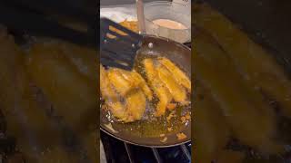 Tacos de pescado 🐟 #tacos #fishtacos #food #shorts