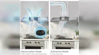 Overview: Midea MVU30W6AST 30 inch Under Cabinet Ducted/Ductless Convertible Slim Vent Durable S...