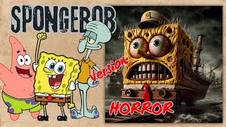 😰Spongebob horror #spongebob #scary #monster #spooky #horrorshorts #horror