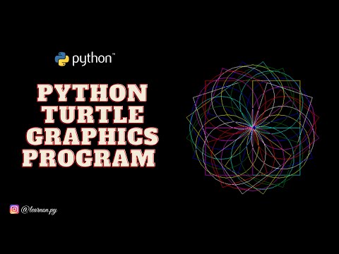 Python Turtle Graphics - 3 | Amazing Python Turtle Design |