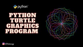 Python Turtle Graphics - 3 | Amazing Python Turtle Design |