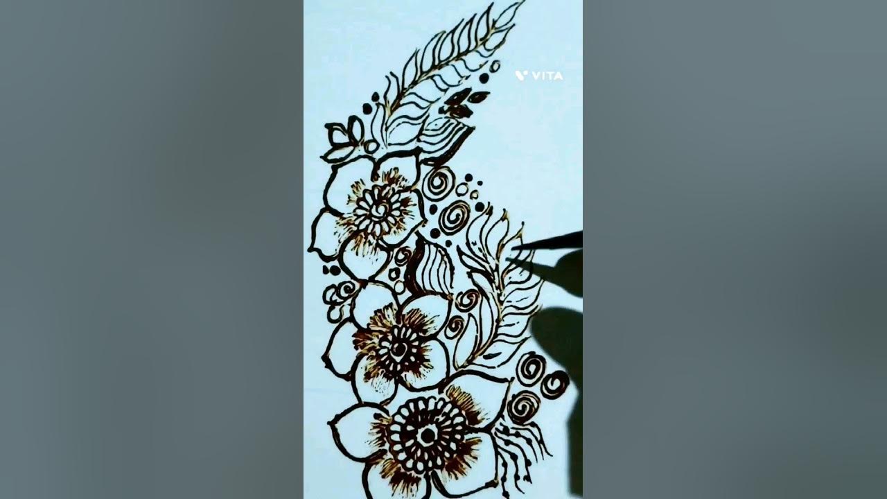 bahut hi Aasan Khubsurat Sa design jaldi banne wala design shots YouTube