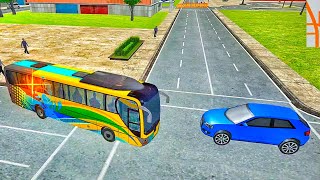 Euro Coach Bus Simulator 3D - Coach Driving simulator 2020 - Android Gameplay screenshot 5