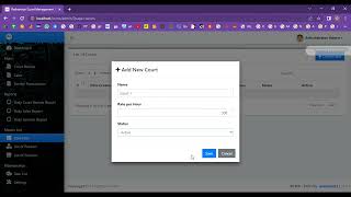 Badminton Club Management System in PHP