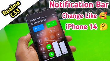 Realme C33 me notification bar change Kaise kare | How to change notification bar in realme C33