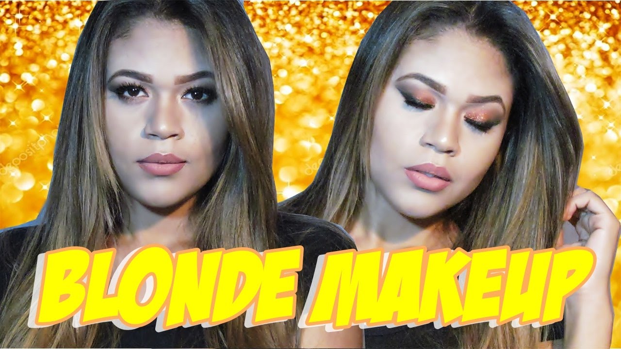 BLONDE MAKEUP TUTORIAL || BLONDE BOMBSHELL- MAQUIAGEM PARA LOIRAS - YouTube