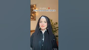 Hijab tutorial with jhumka | hijab tutorial for Eid| #hijab #hijabtutorial
