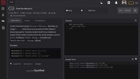 Find The Divisors! [Codewars Kata] [Ruby]