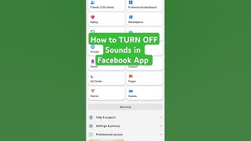 How to TURN OFF Sounds in Facebook App #facebooktips