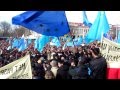 23.02.2014. Митинг Евромайдан-КРЫМ в Симферополе.