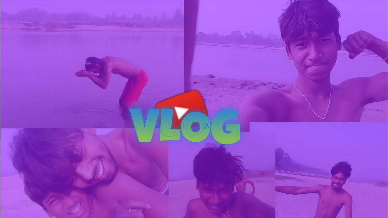 Bathing in Winter Season 🤣☠️🥶