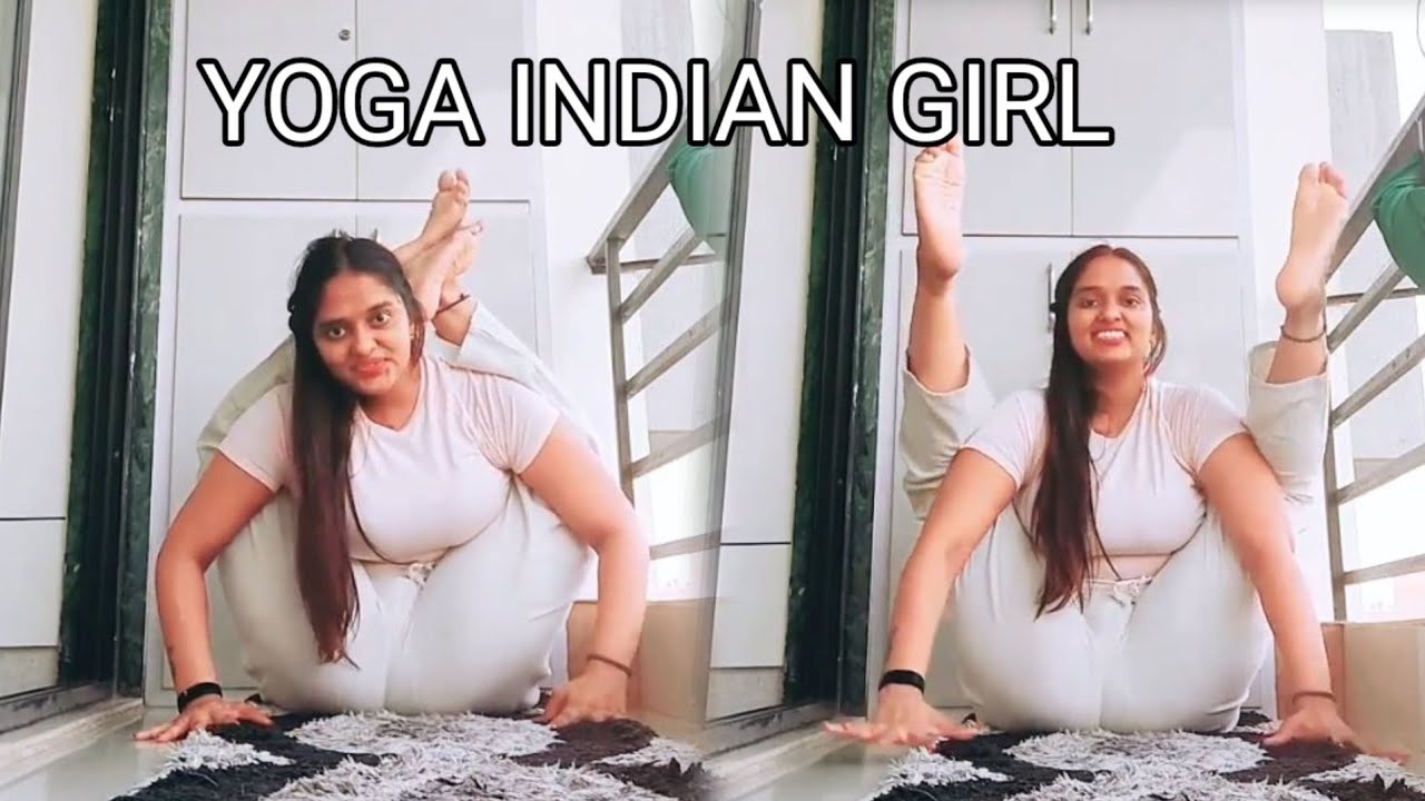 my morning yoga workout || YOGA INDIAN GIRL||  