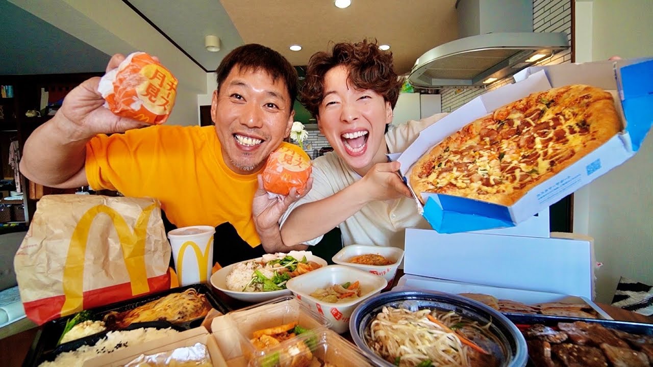 結婚式に向けてダイエット頑張った父に、ご褒美ウーバーイーツ食べ放題プレゼントしたら幸せすぎた♡