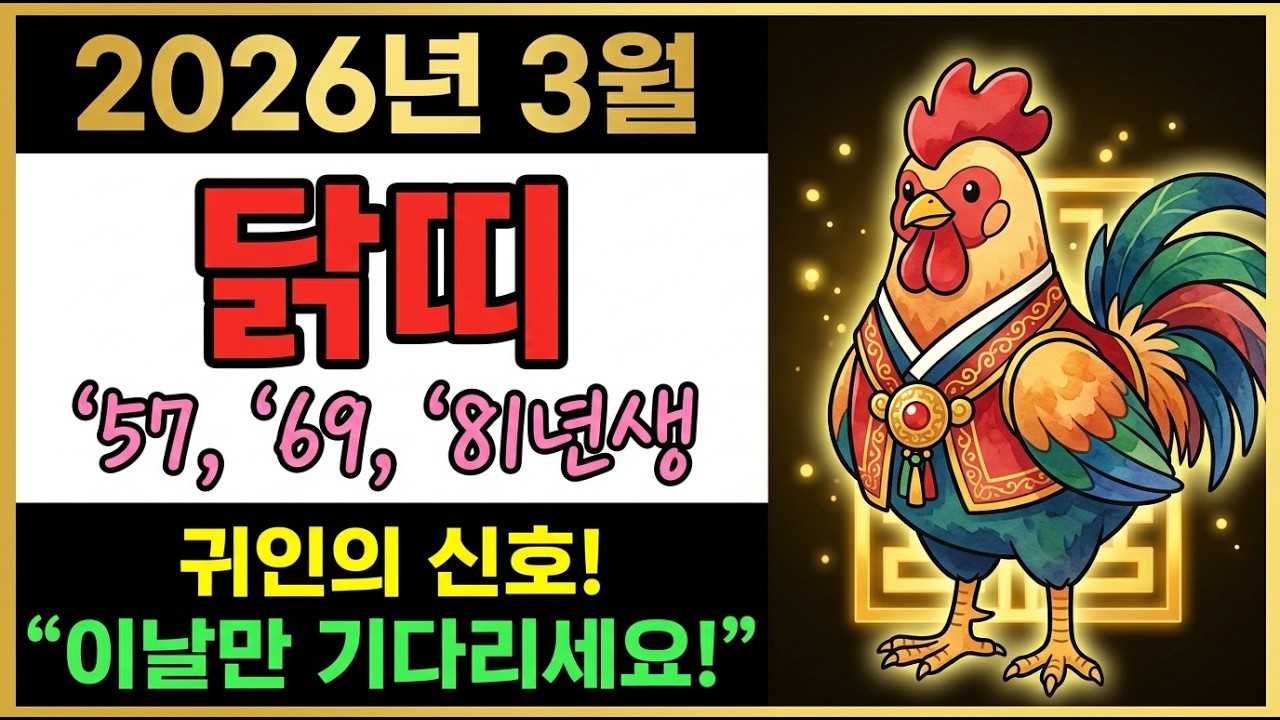 10년 만에 오는 천재일우의 기회! 57, 69, 81년생 대표님들 3월 20일 전후로 '이 신호' 놓치지 마세요