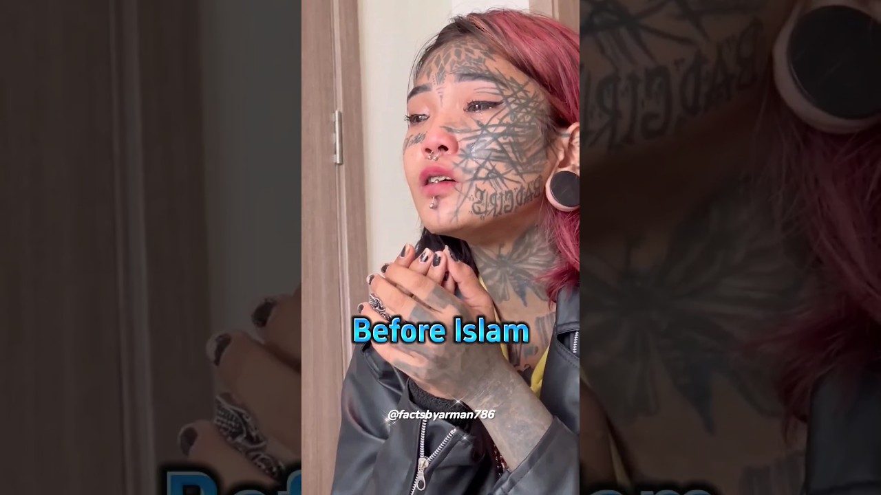 Before Islam and After Islam   Alhamdulillah  Love Hijab  Beautiful Islam   viral  newmuslim