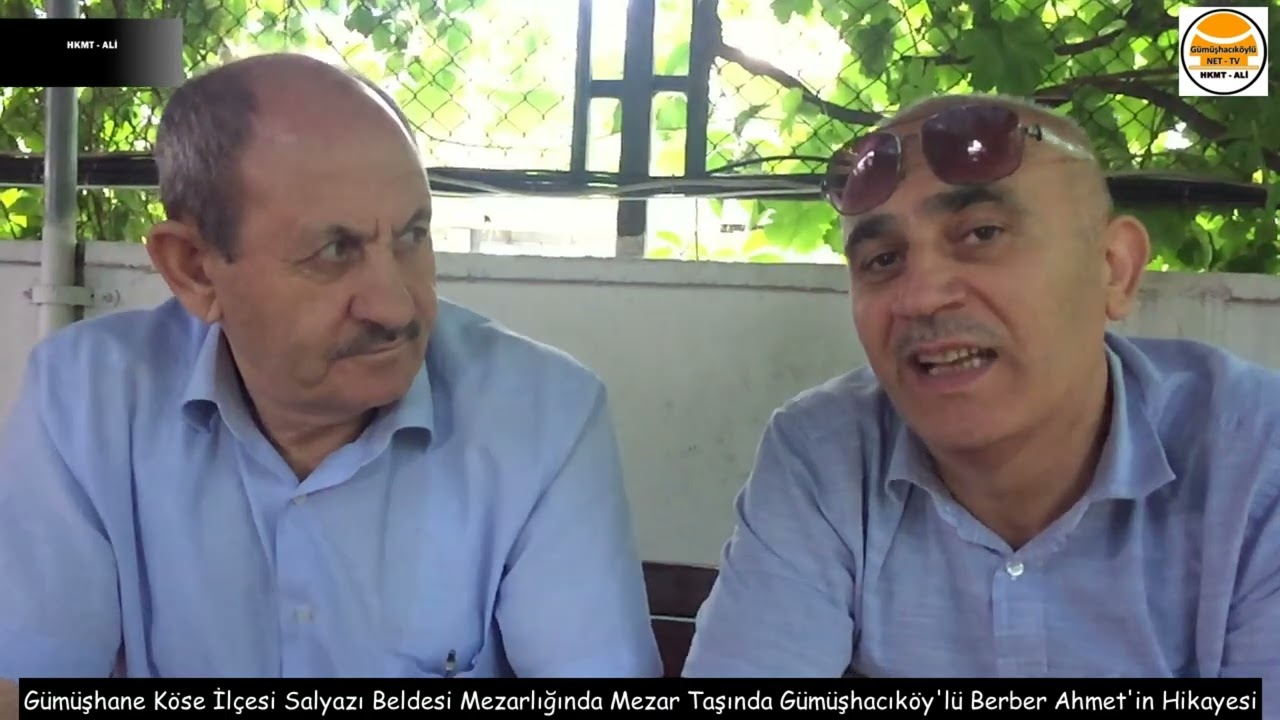 GÜMÜŞHANA SALYAZI MERZARLIĞINDA BİR HACIKÖYLÜ, HACIKÖYLÜ BERBER AHMET