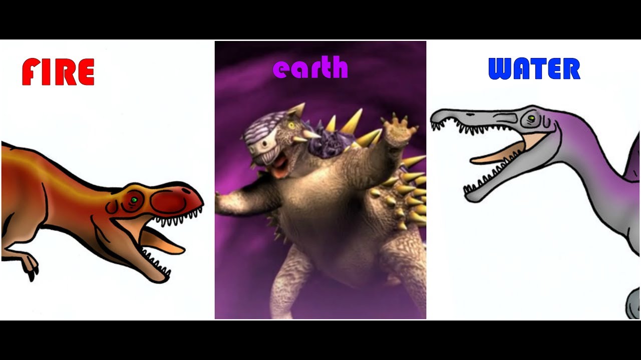 Dinosaur King Fire Water and Earth Dinosaurs Tribute/Animals - YouTube.