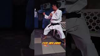 side kick #training #kicktraining #karate #martialarts