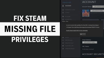 How To Fix Steam Error Missing File Privileges (Very EASY!)