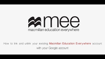 How to link and unlink your existing Macmillan Education Everywhere account with your Google account