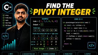 Find the Pivot Integer | LeetCode 2485 | C++ Solution Explained