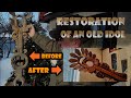 Restoring an old idol found in the attic | Восстановление старого идола, найденного на чердаке