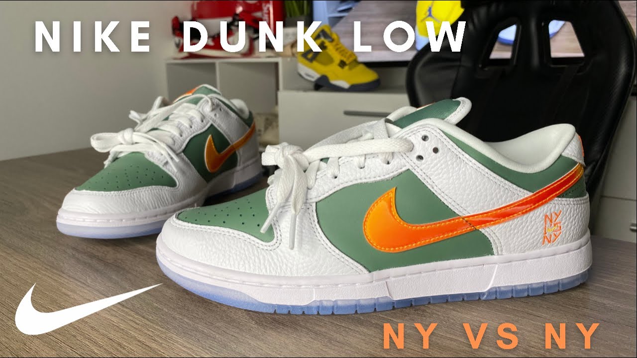 Nike Dunk Low NY VS NY On Feet Review - YouTube