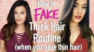 MY SECRETS TO HOW I MAKE MY HAIR LOOK THICK | My Walk-Through Hair Routine screenshot 5