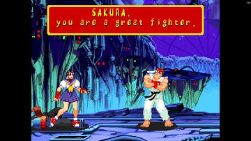 SAKURA & RYU — Student and Master Unite! | Marvel Super Heroes vs Street Fighter Retro Tag Team