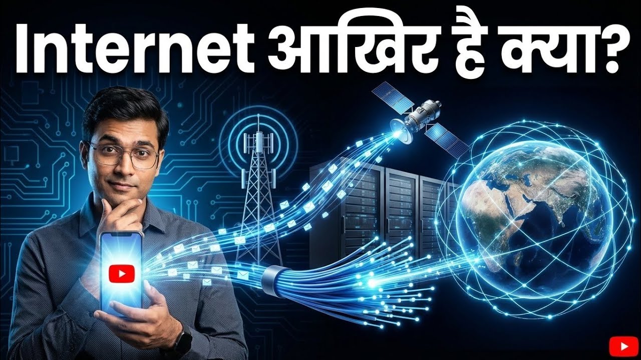 Internet का पूरा सिस्टम | Data Center, Server, DNS, 3G 4G 5G Explained 