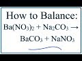 Balancing Chemical Equations Concepts