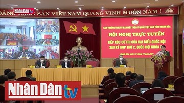 Đại tướng Lương Cường tiếp xúc cử tri tại Thanh Hóa