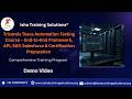 Tosca – Scriptless Automation Demo video on 20th May 2026. +91- 9133190573 to enroll.