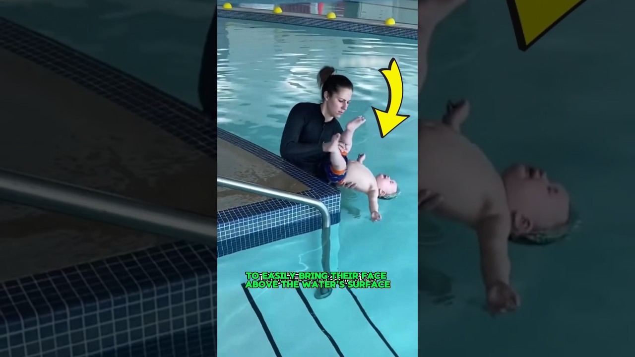 Are human babies really born knowing how to swim? 