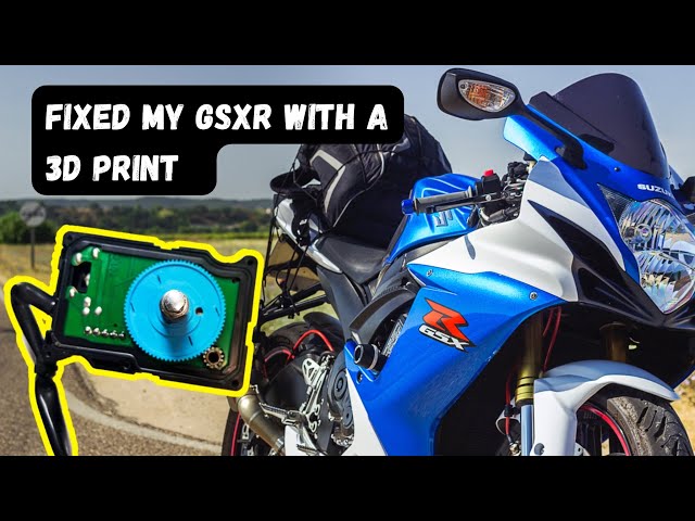 Fixed my L4 GSX-R F1 Code C46 with a 3D Print - YouTube