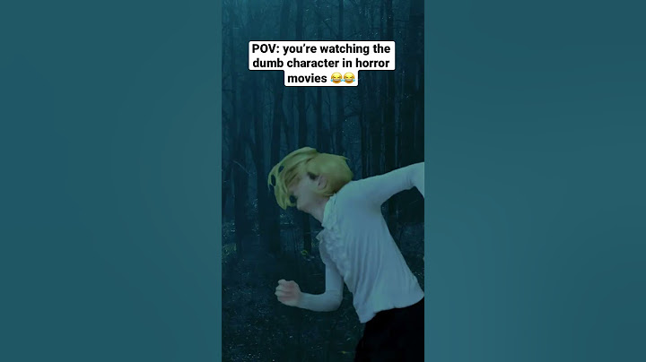 Dumb characters in horror movies be like #shorts #funny #comedy