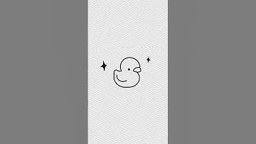 How to draw a cute duck. Cute doodles idea when you