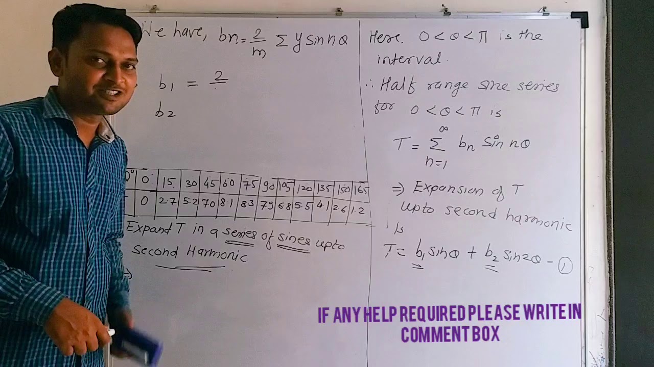 Fourier Series Lect 11 Harmonic analysis example - YouTube