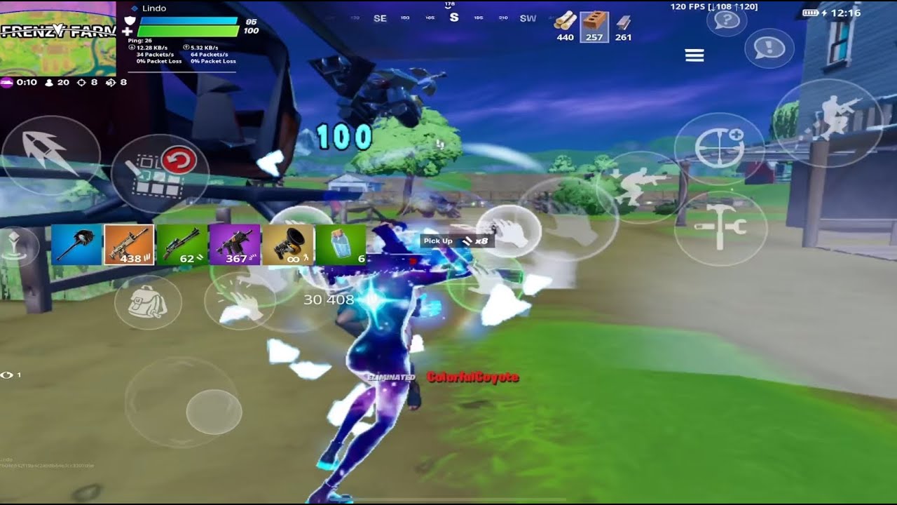 21 Kill Solo Squads - Fortnite Mobile (Gameplay)