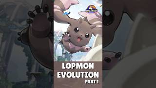 Lopmon Evolution Line Part 1 #Shorts