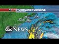 Tracking the path of Hurricane Florence