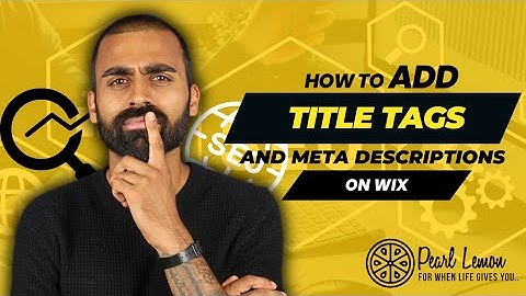 How to Add Title Tags and Meta Descriptions on WIX | SEO Tutorial 🚀