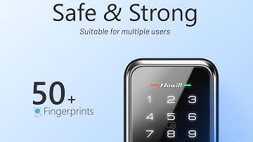 WiFi Smart Deadbolt Lock, Zowill Fingerprint Door Lock with APP & Voice Control, 7-in-1 Smart Door