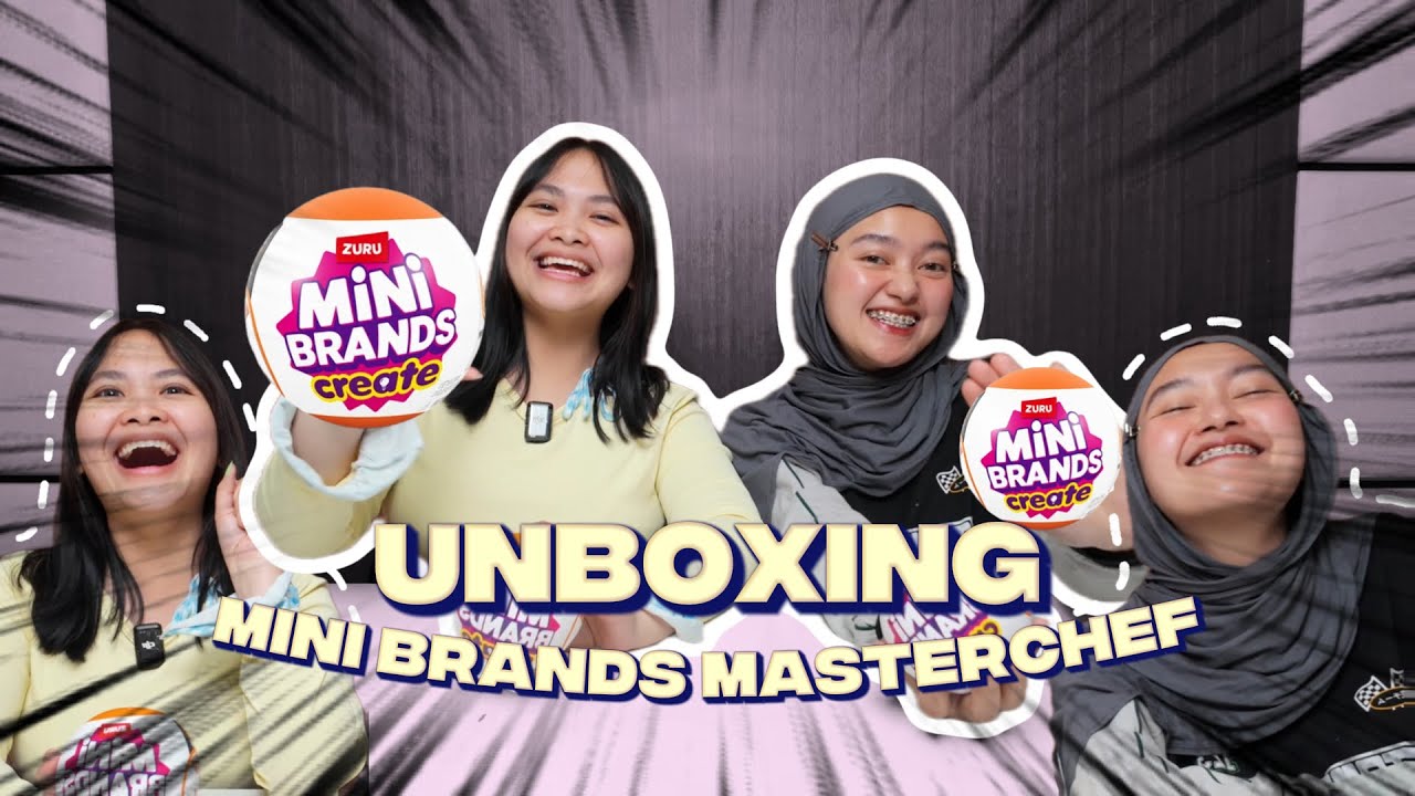 UNBOXING MAINAN BARENG @IndiraKalistha !! MINI BRANDS CREATE MASTERCHEF ZURU