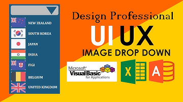 VBA UI UX-15: Advanced drop down menu with image