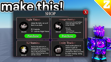 How To Make A GAMEPASS SHOP GUI in Roblox Studio! (VERY EASY!)