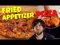 Fried appetizer pizza 